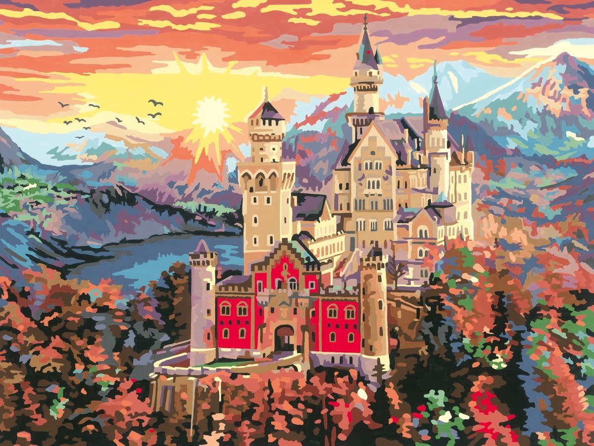 CreArt Adult 30 x 40 cm Painting by Numbers Fairytale Castle