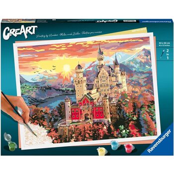 CreArt Adult 30 x 40 cm Painting by Numbers Fairytale Castle