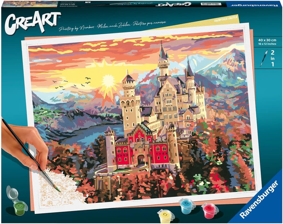 CreArt Adult 30 x 40 cm Painting by Numbers Fairytale Castle