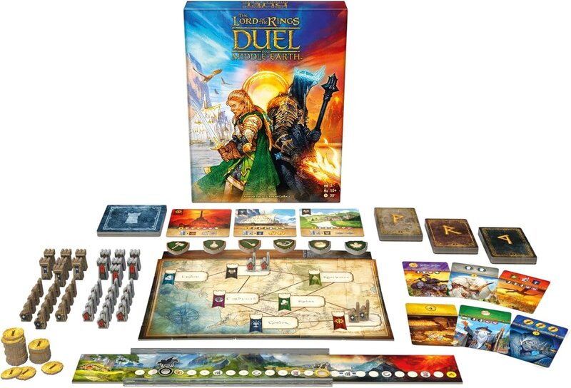 The Lord of the Rings Duel for Middle-Earth Board Game