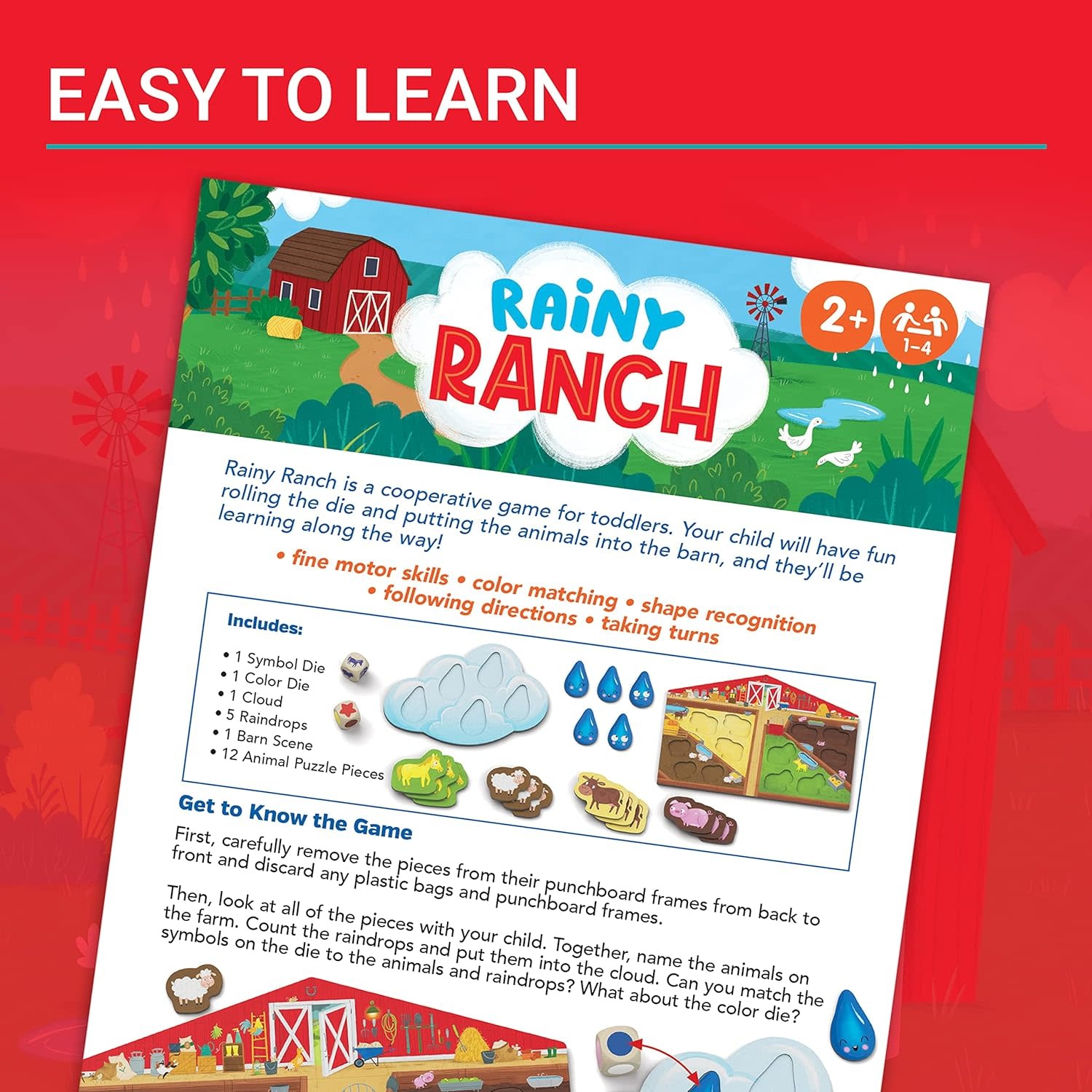 Ravensburger Rainy Ranch Board Game
