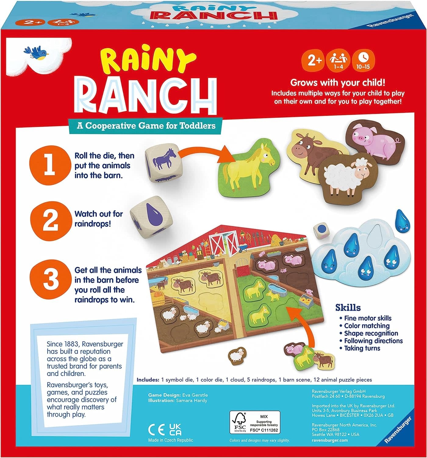 Ravensburger Rainy Ranch Board Game