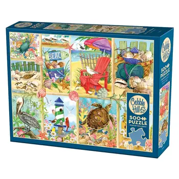 Cobble Hill Puzzles Cobble Hill  Puzzle 500pc Day at The Beach