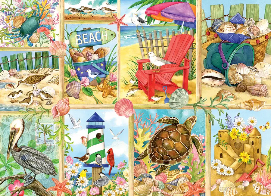 Cobble Hill Puzzles Cobble Hill  Puzzle 500pc Day at The Beach