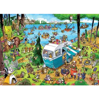 Cobble Hill Puzzles Cobble Hill Puzzle 1000pc Doodle Town Call of the Wild