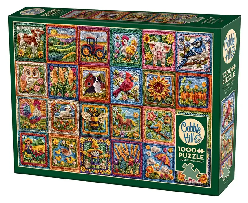 Cobble Hill Puzzles Cobble Hill Puzzle 1000pc Country Life Crochet