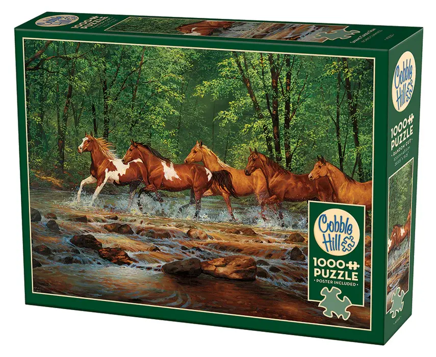 Cobble Hill Puzzles Cobble Hill Puzzle 1000pc Spring Creek Run