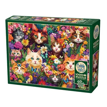 Cobble Hill Puzzles Cobble Hill Puzzle 1000pc Blooming Whiskers
