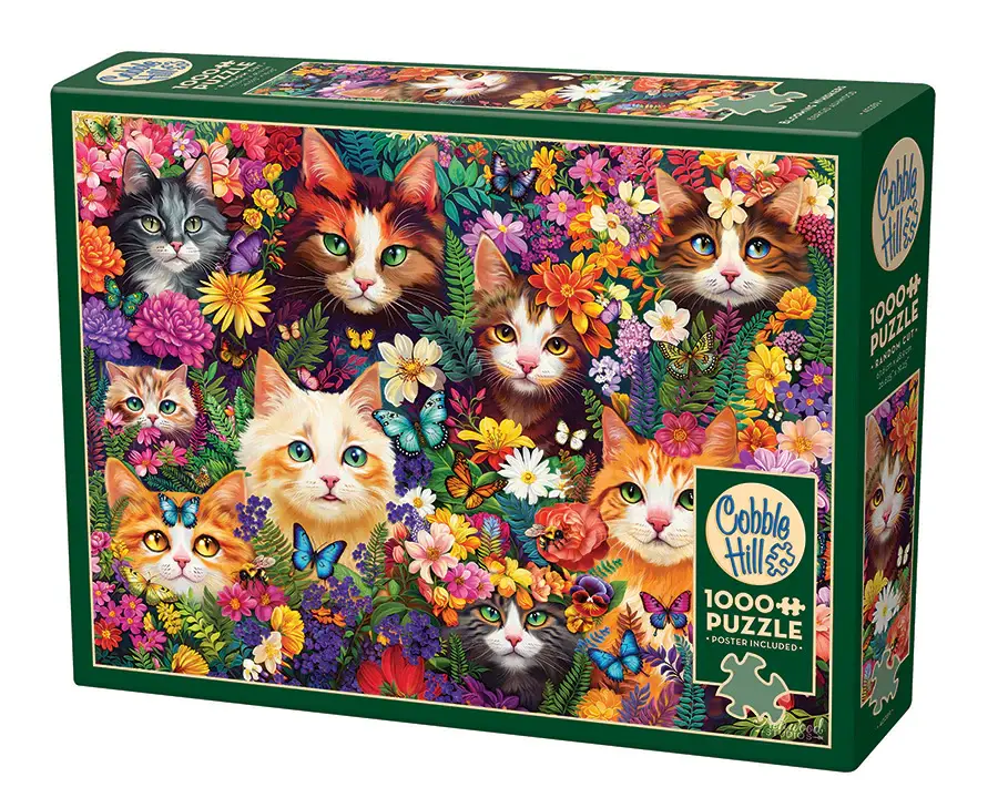 Cobble Hill Puzzles Cobble Hill Puzzle 1000pc Blooming Whiskers