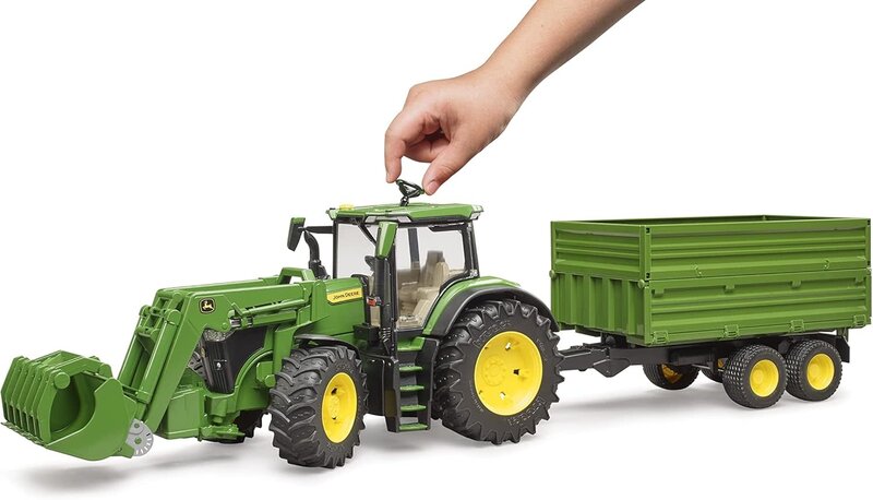 Bruder Bruder John Deere 7R 350 Tractor with Loader and Trailer