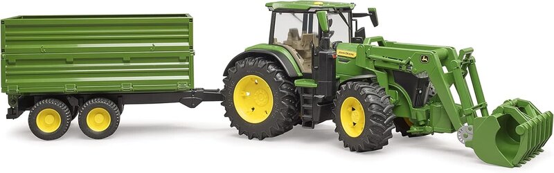 Bruder Bruder John Deere 7R 350 Tractor with Loader and Trailer