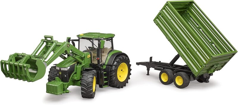 Bruder Bruder John Deere 7R 350 Tractor with Loader and Trailer