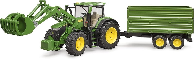 Bruder Bruder John Deere 7R 350 Tractor with Loader and Trailer