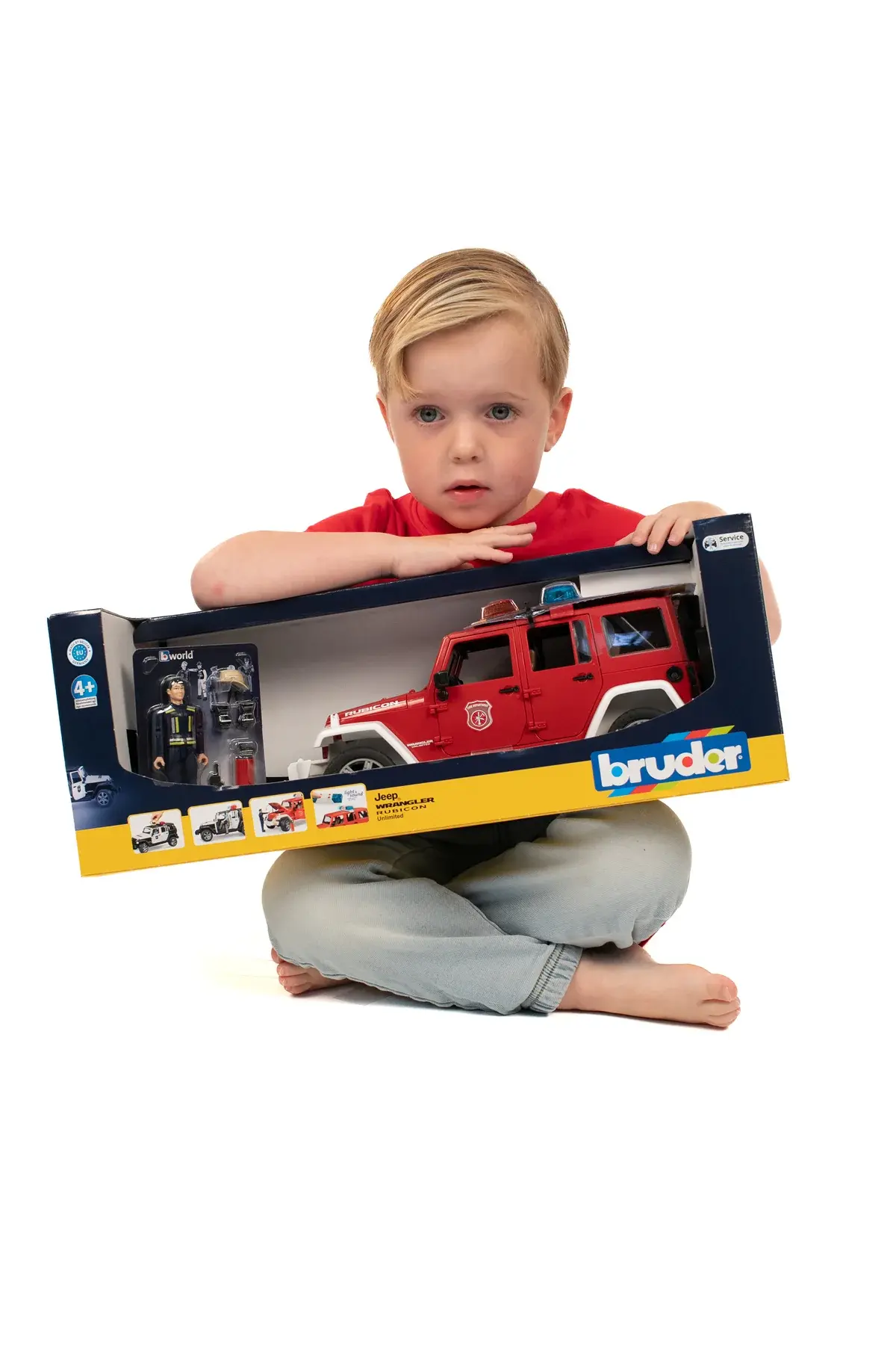 Bruder Bruder Jeep Wrangler Fire Truck