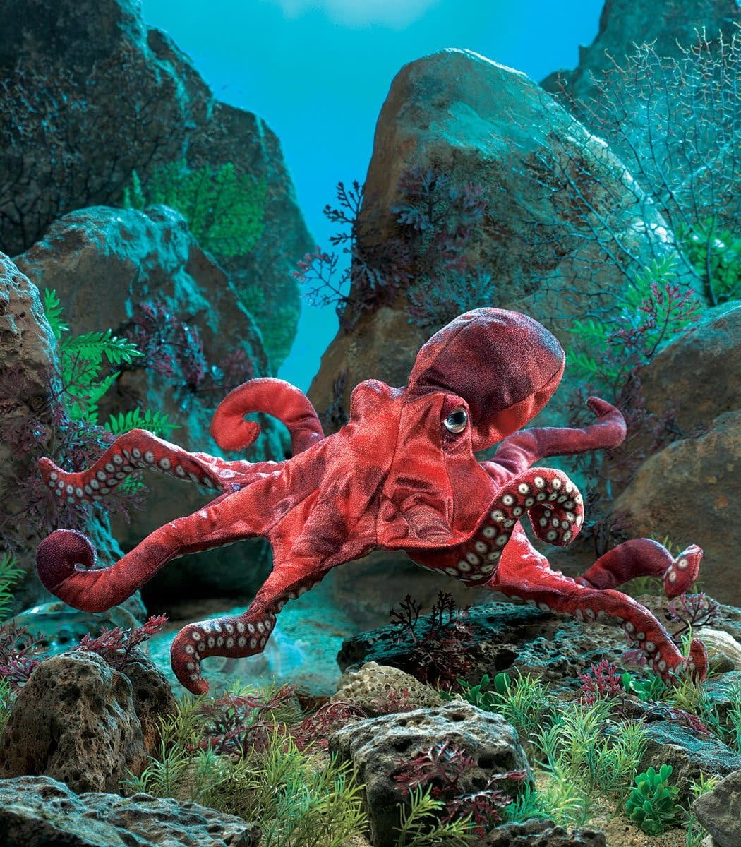 Folkmanis Folkmanis Puppet Red Octopus