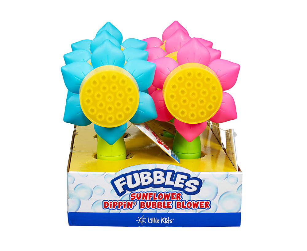 Little Kids Fubbles Bubble Blower Sunflower Dippin'