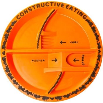 Constructive Eating Construction Plate