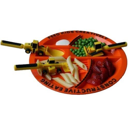 Constructive Eating Construction Plate
