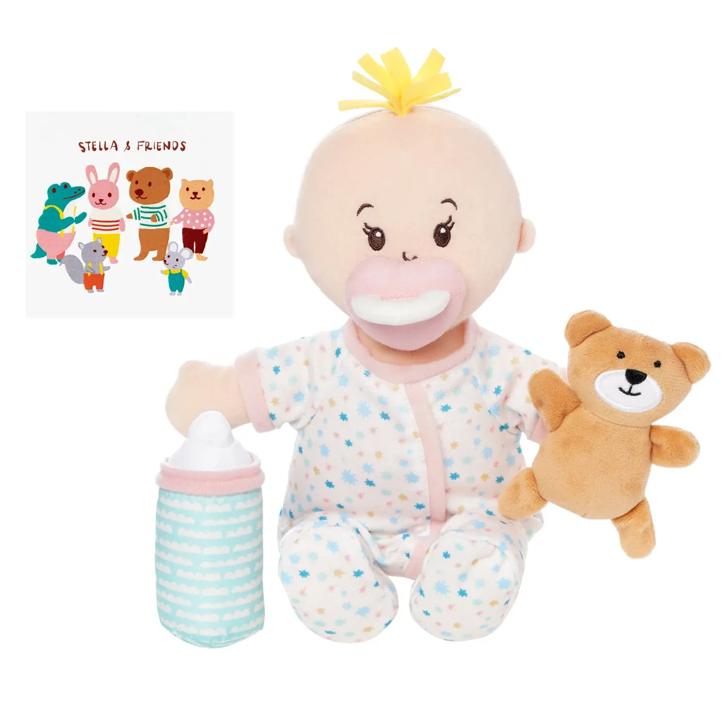 Baby Stella Doll Love, Stella  Sleepy Time Set Peach Doll with Blond Hair
