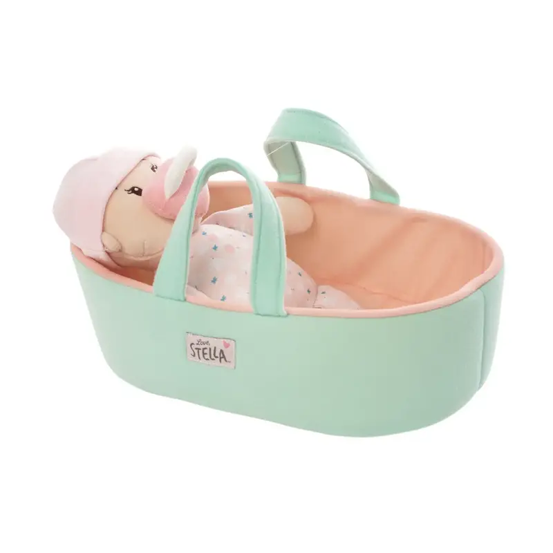 Baby Stella Doll Love, Stella My First Doll Peach & Bassinet