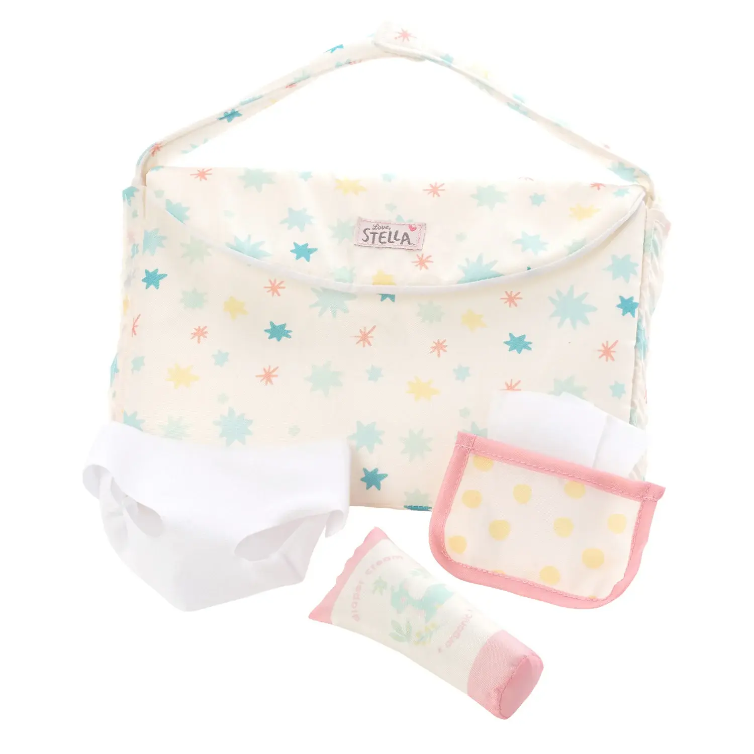 Baby Stella Doll Love, Stella Doll Diaper Bag Set