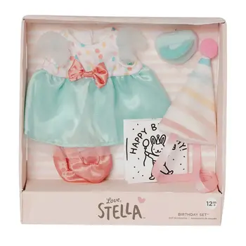 Baby Stella Doll Love, Stella Outfit Birthday Fun Set