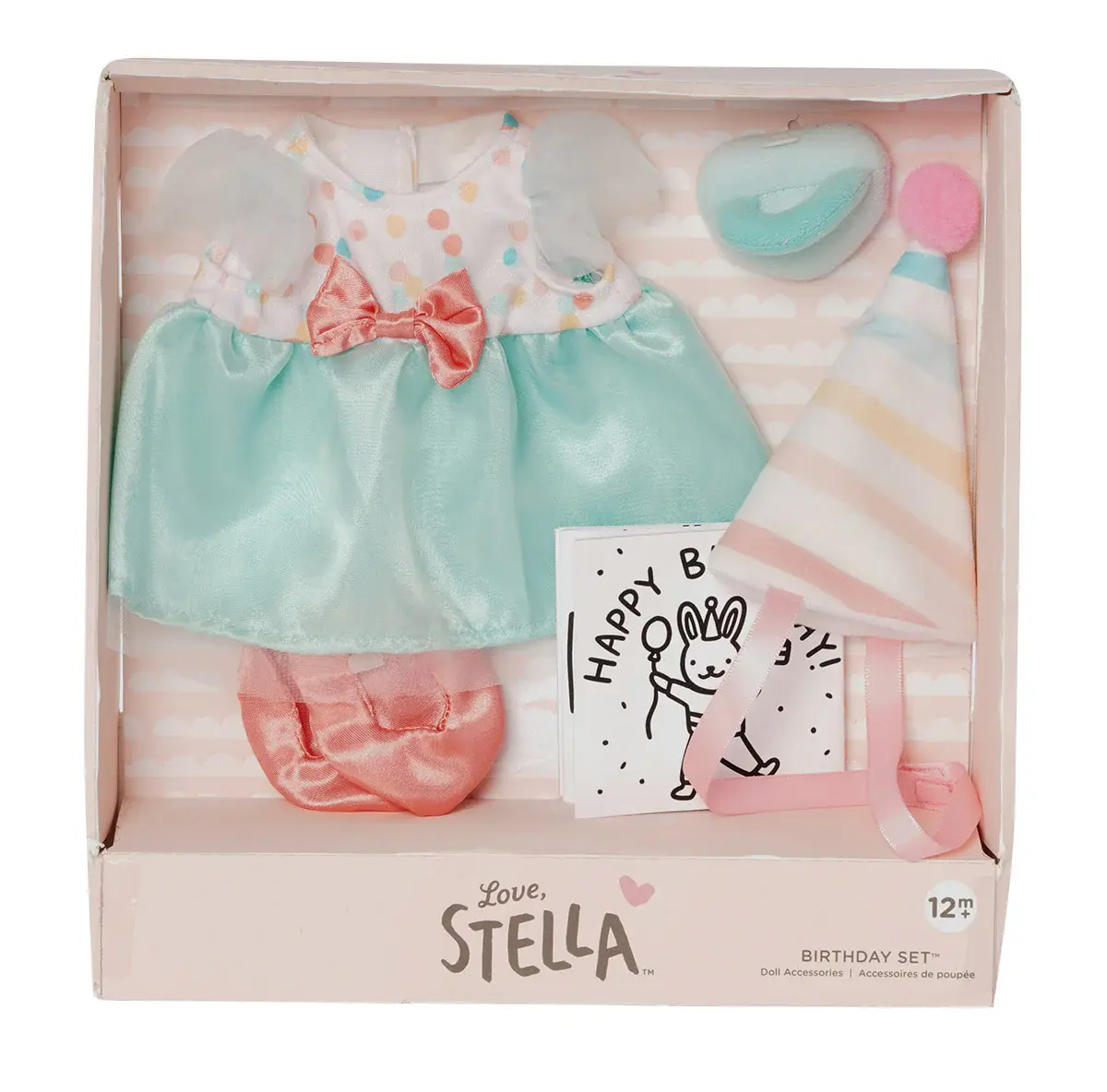 Baby Stella Doll Love, Stella Outfit Birthday Fun Set