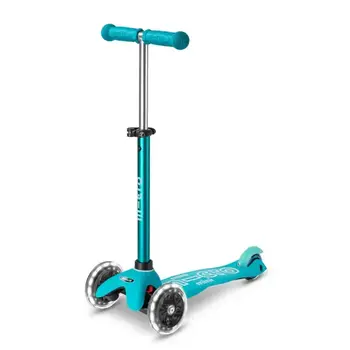 Kickboard Kickboard Scooter Mini Micro Deluxe LED Aqua