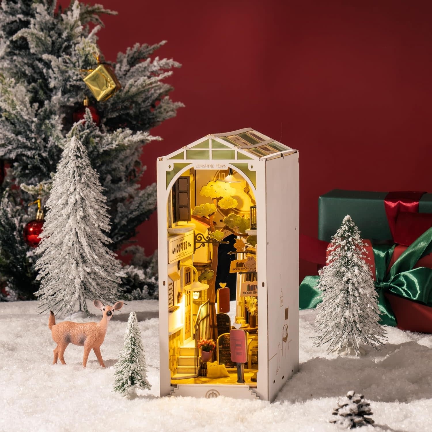 DIY Book Nook Sunshine Town