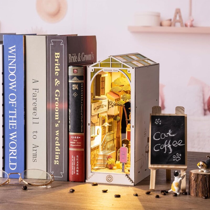 DIY Book Nook Sunshine Town