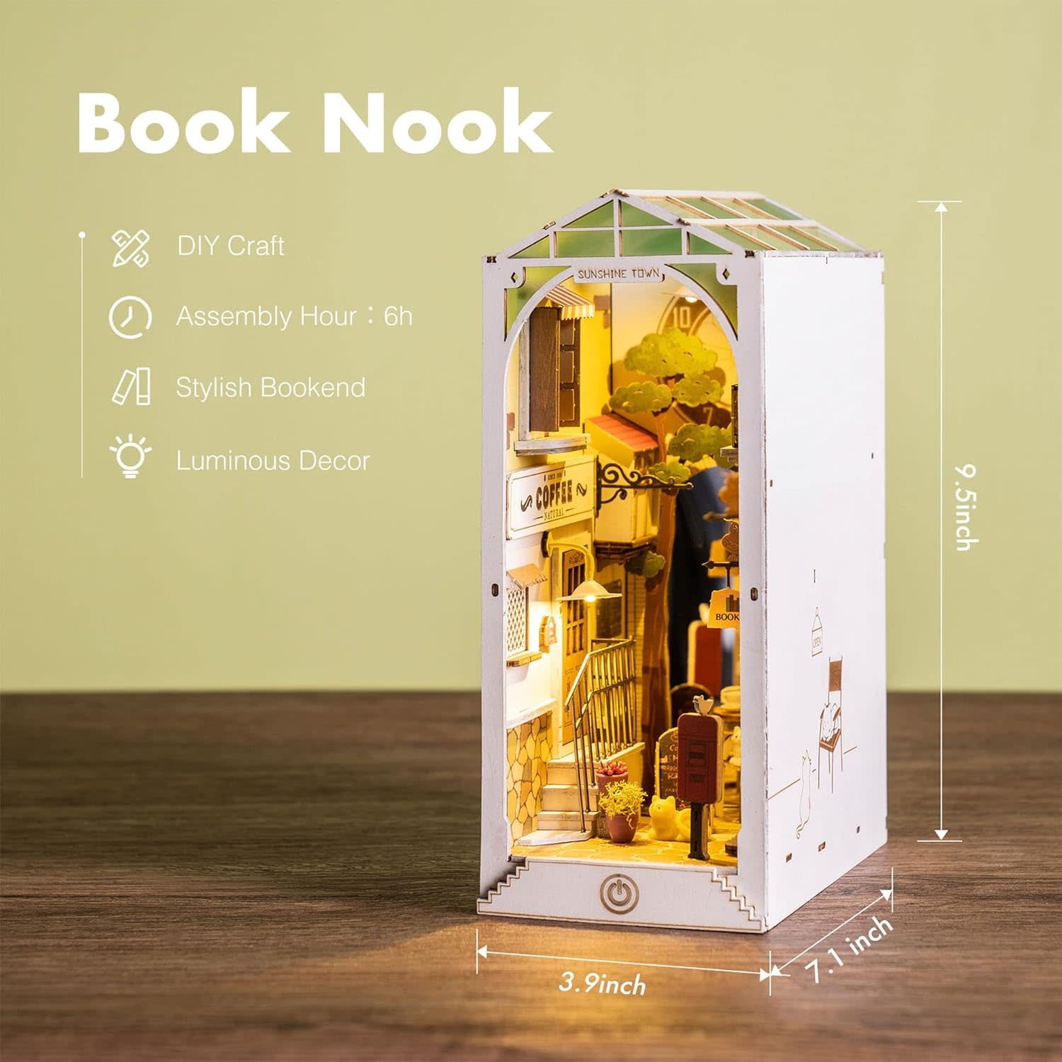DIY Book Nook Sunshine Town