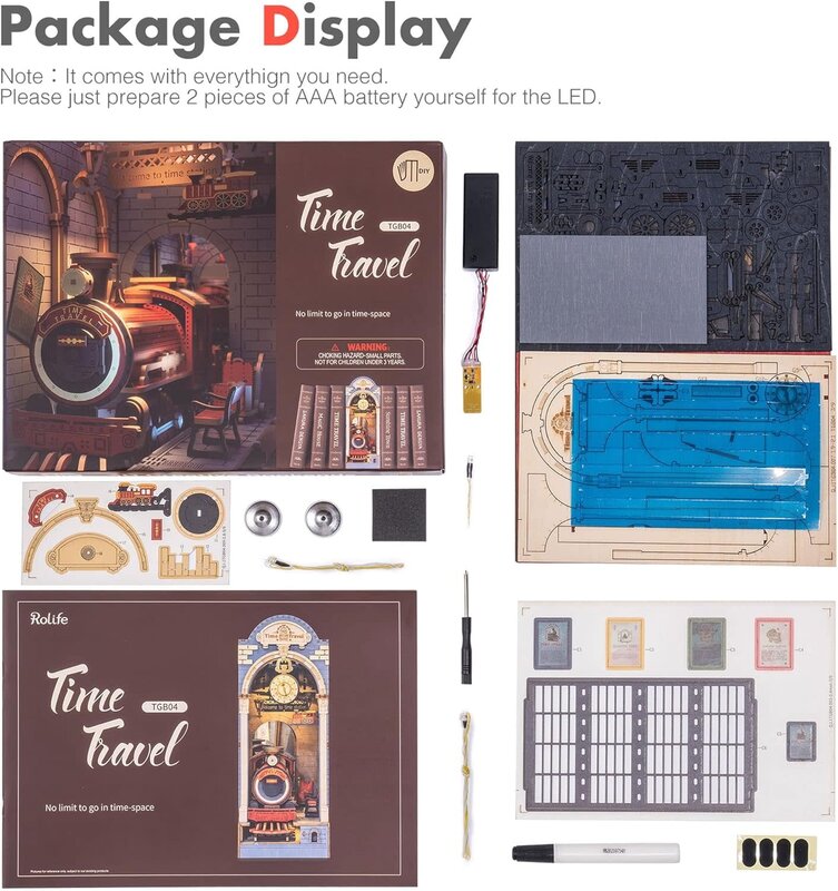 Rolife DIY Book Nook Time Travel