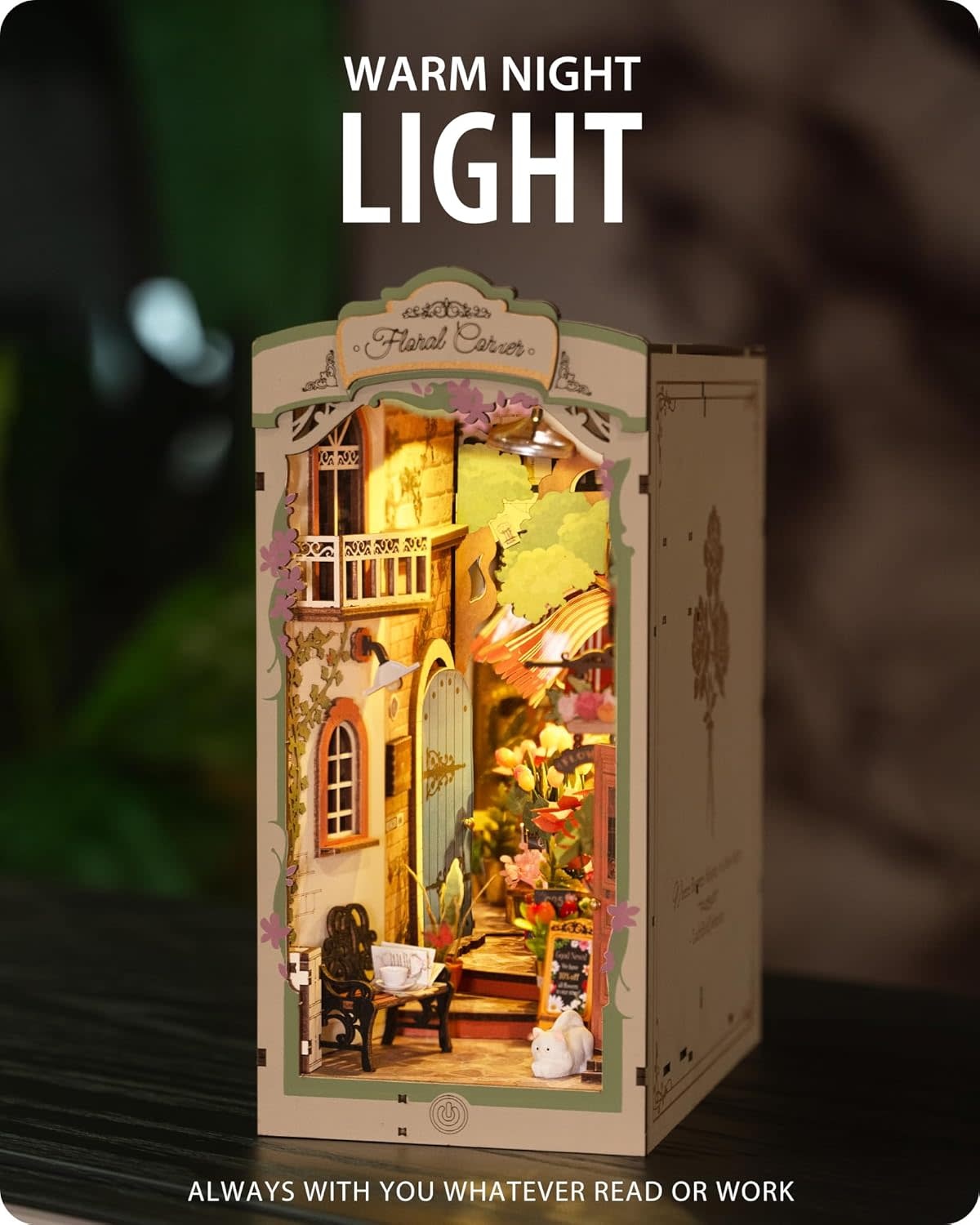 Rolife DIY Book Nook Floral Corner