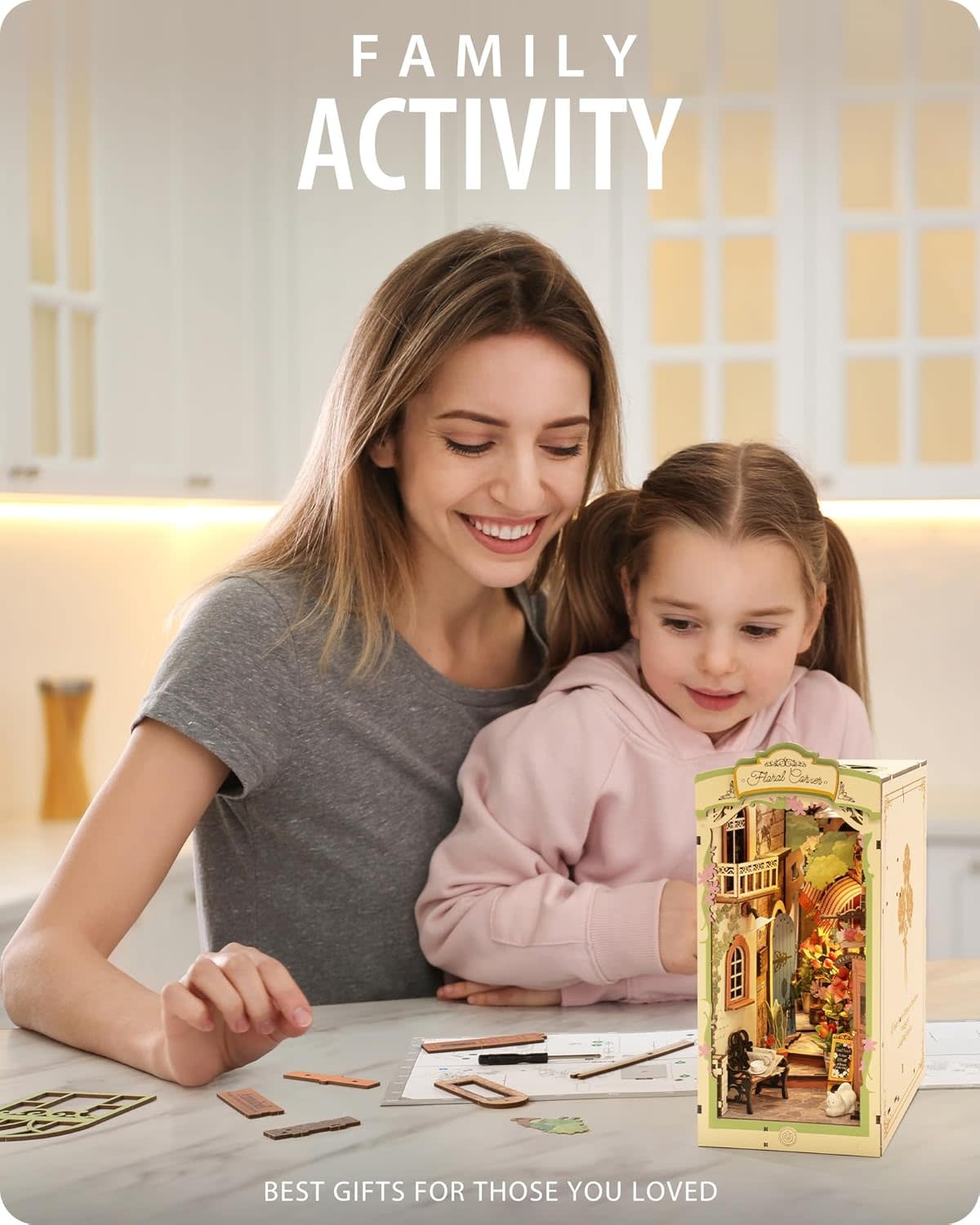 Rolife DIY Book Nook Floral Corner