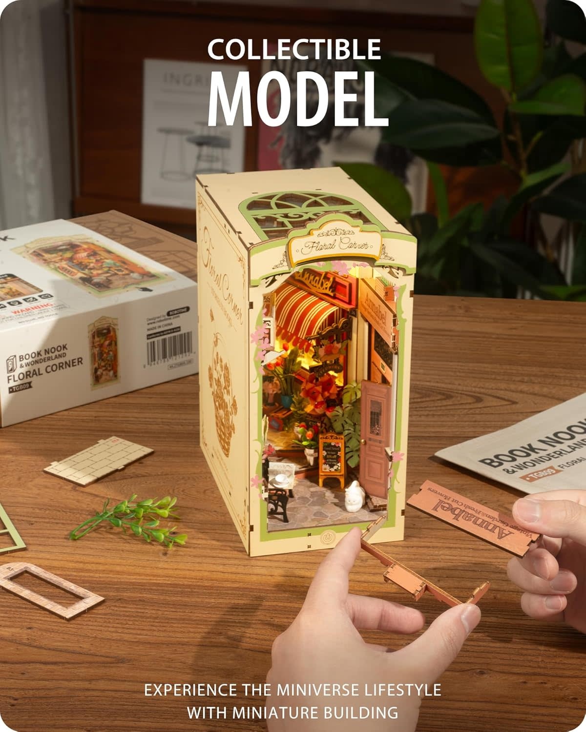 Rolife DIY Book Nook Floral Corner