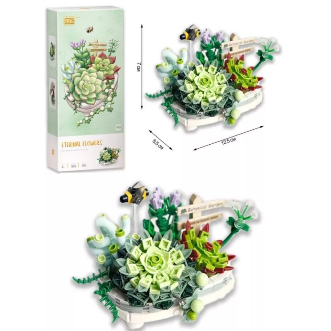 LOZ Blocks Flowers: Potted Succulents