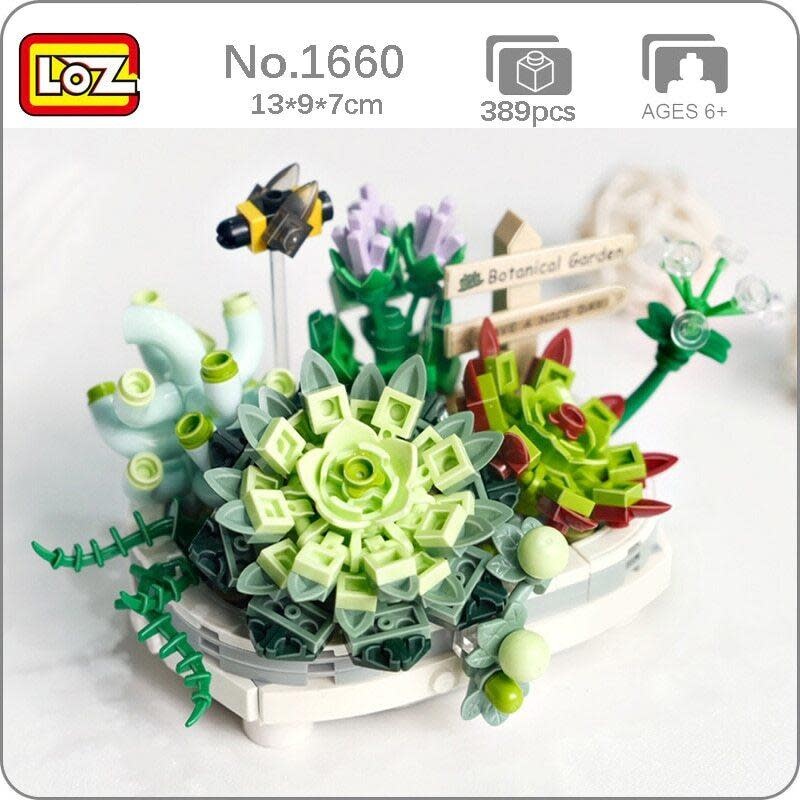LOZ Blocks Flowers: Potted Succulents