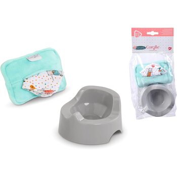 Corolle Accessory: Potty & Wipe 12"