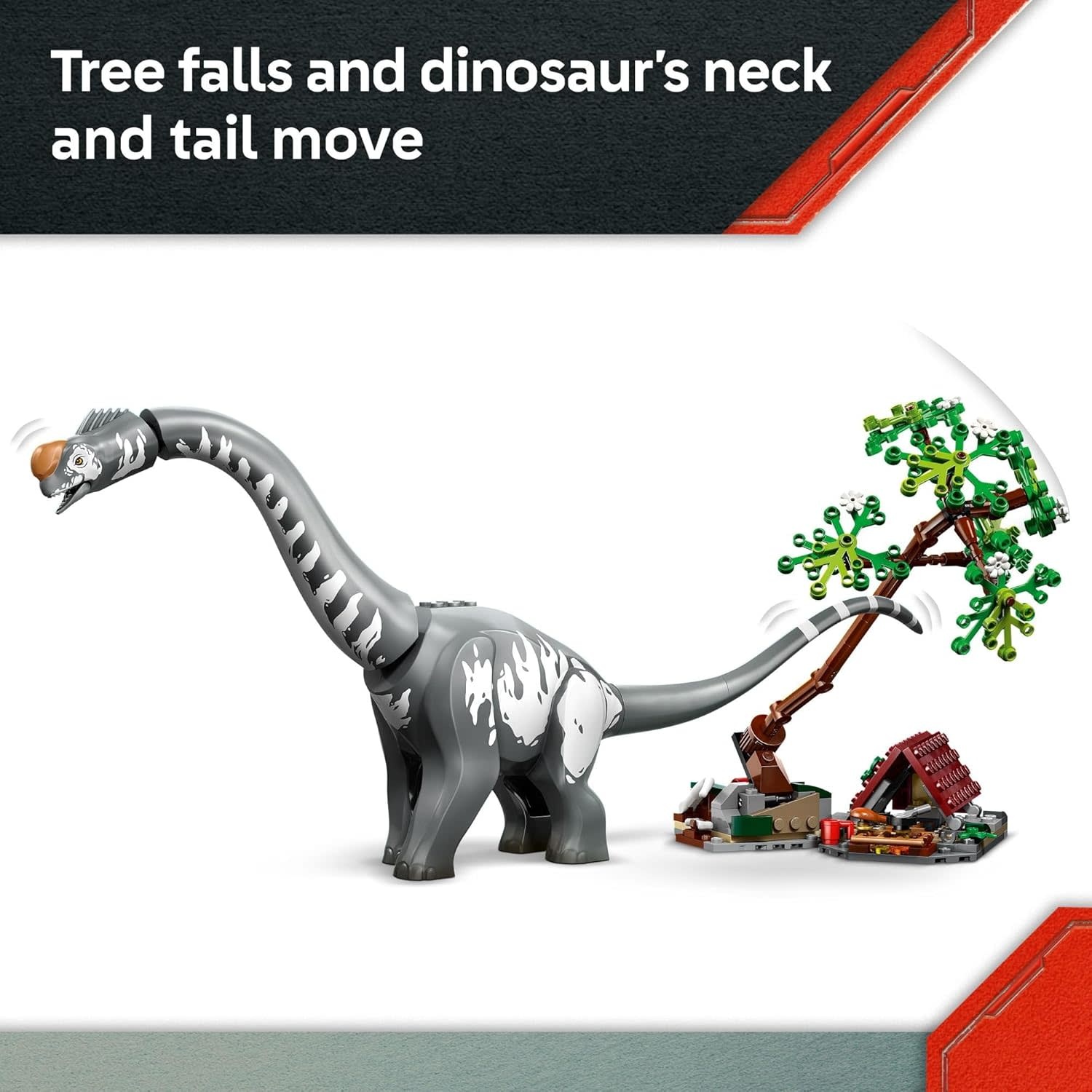 Lego Lego Jurassic World Raptor & Titanosaurus Tracking