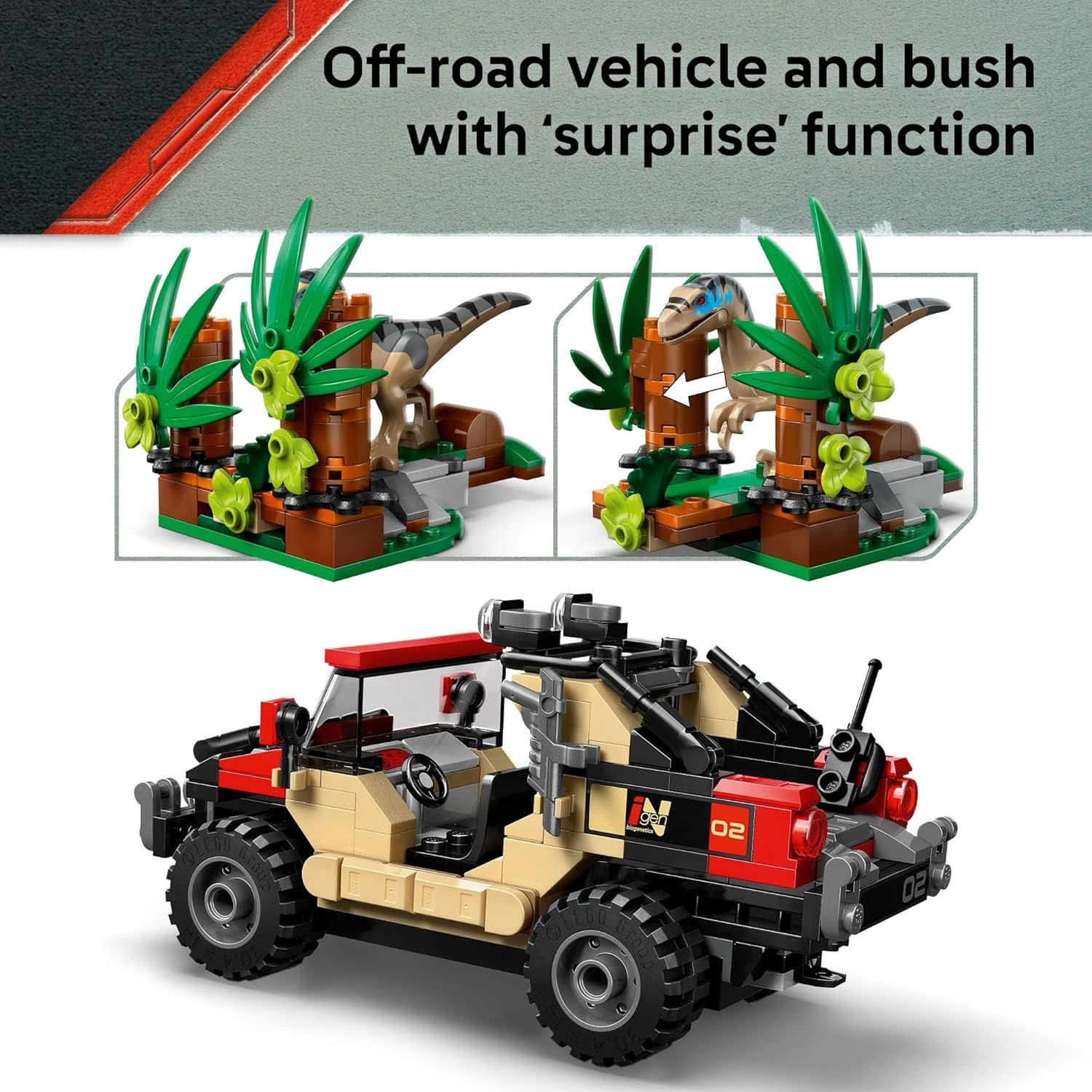 Lego Lego Jurassic World Raptor Off-Road Escape