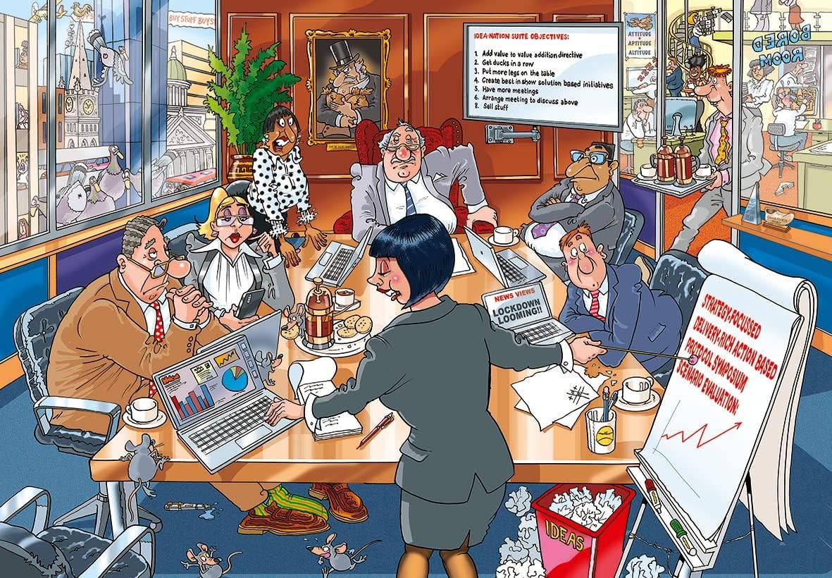 Wasgij Puzzle 1000pc Destiny #24 Business as Usual