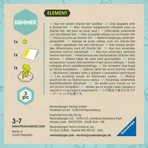 Gravitrax Junior: Element Hammer