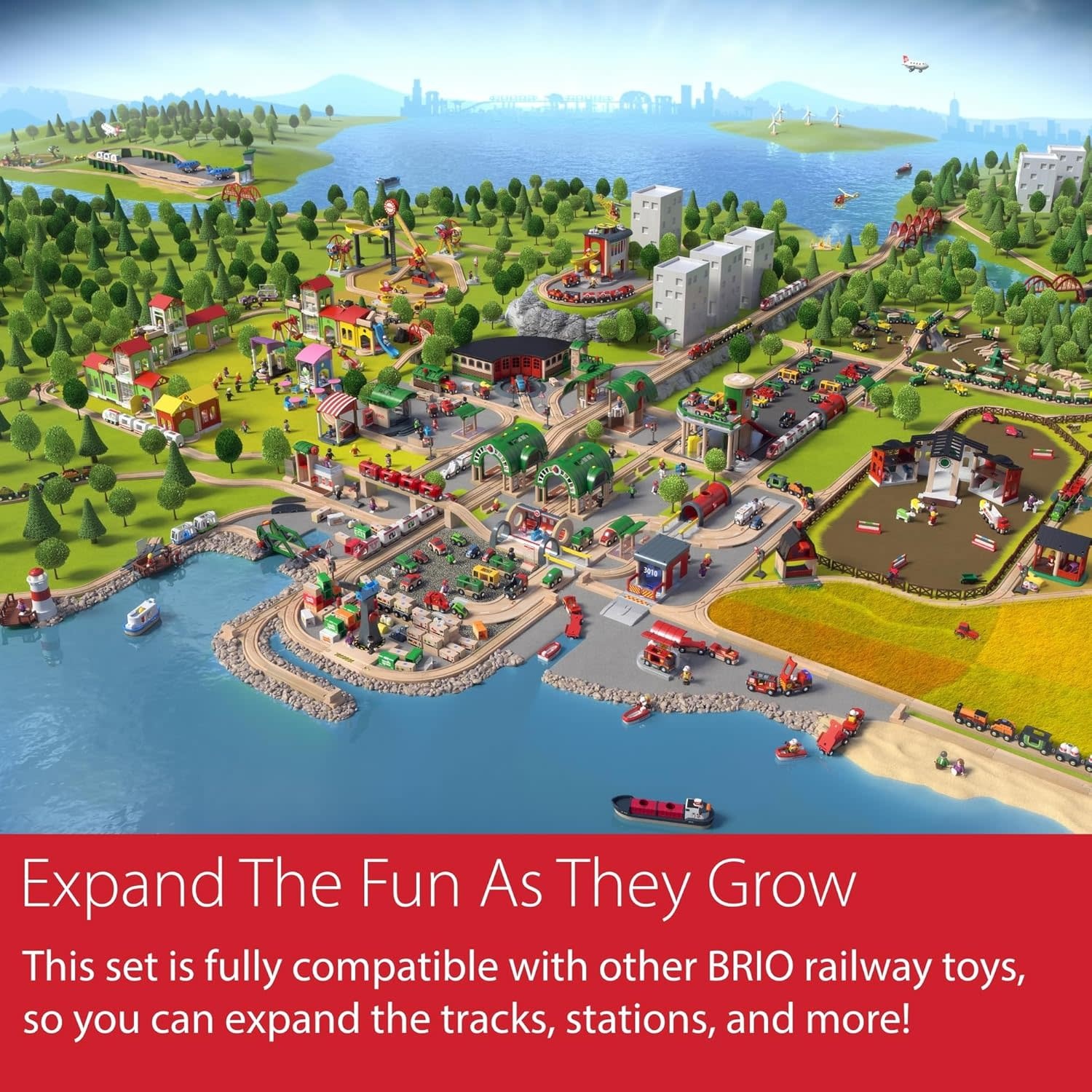 Brio Brio World Train Track Expansion Set Advanced