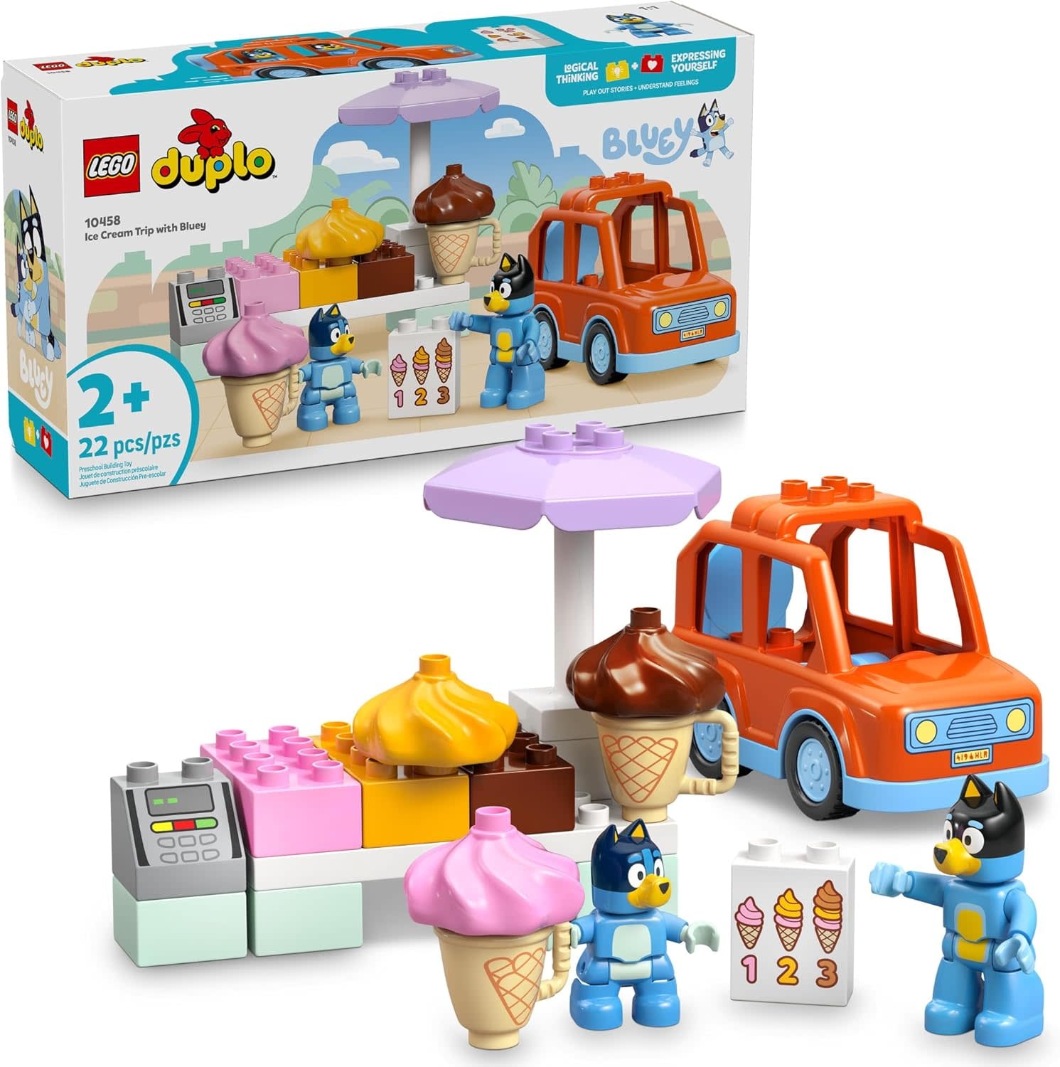 Lego Lego Duplo Bluey Ice Cream Trip