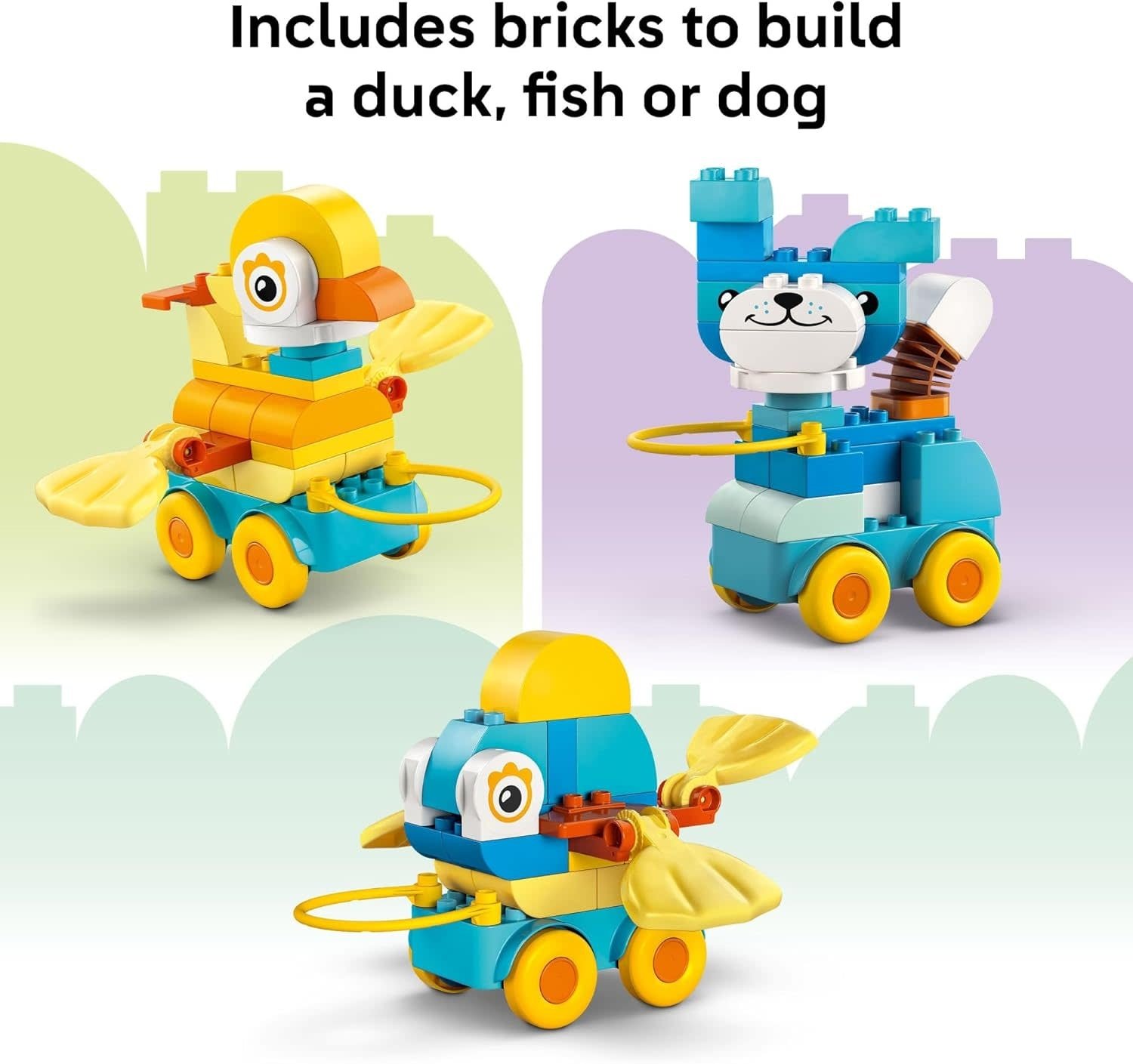 Lego Lego Duplo 3 in 1 Animals on Wheels