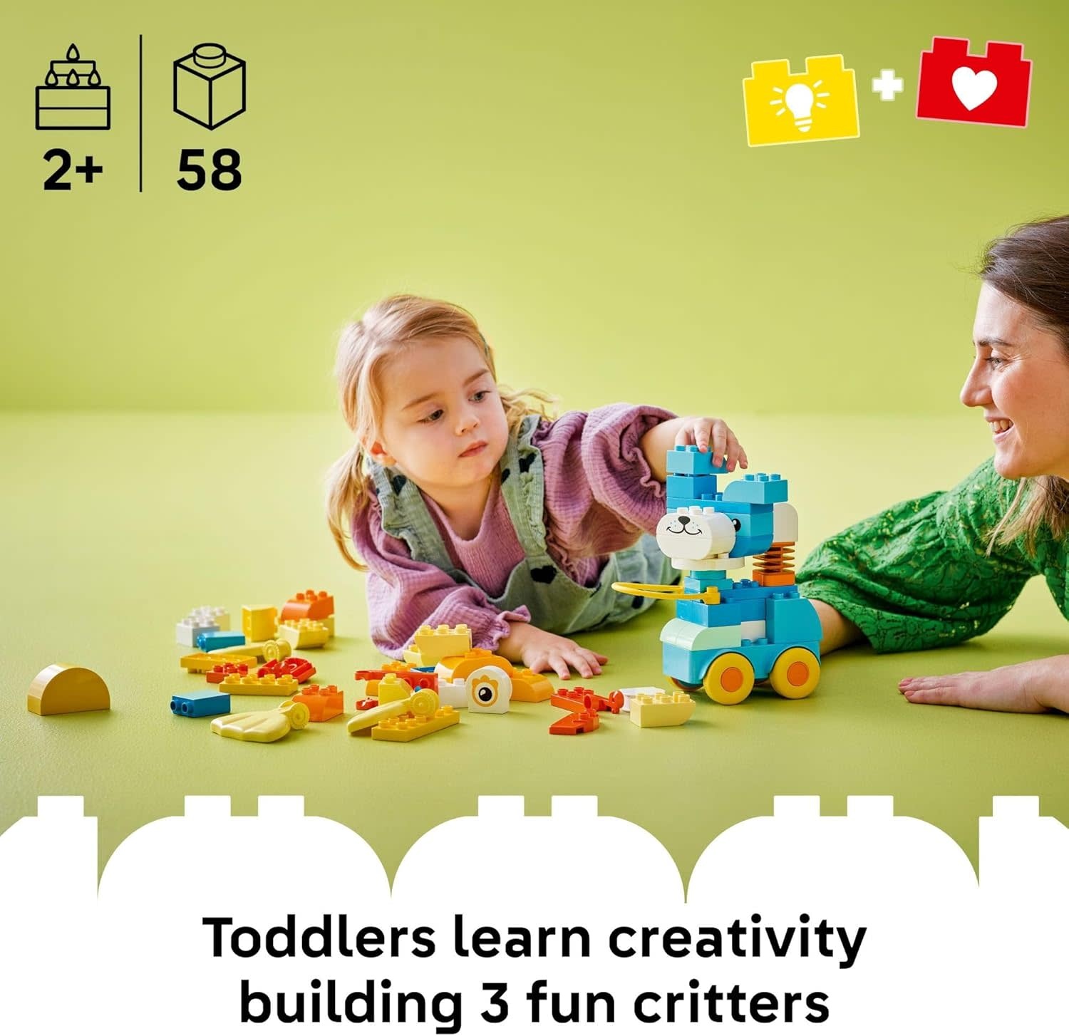 Lego Lego Duplo 3 in 1 Animals on Wheels