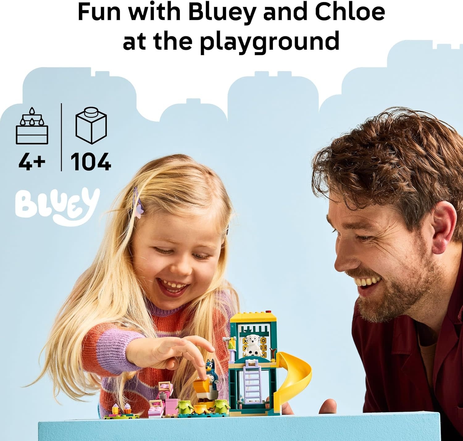 Lego Lego Bluey Playground Fun with Bluey and Chloe