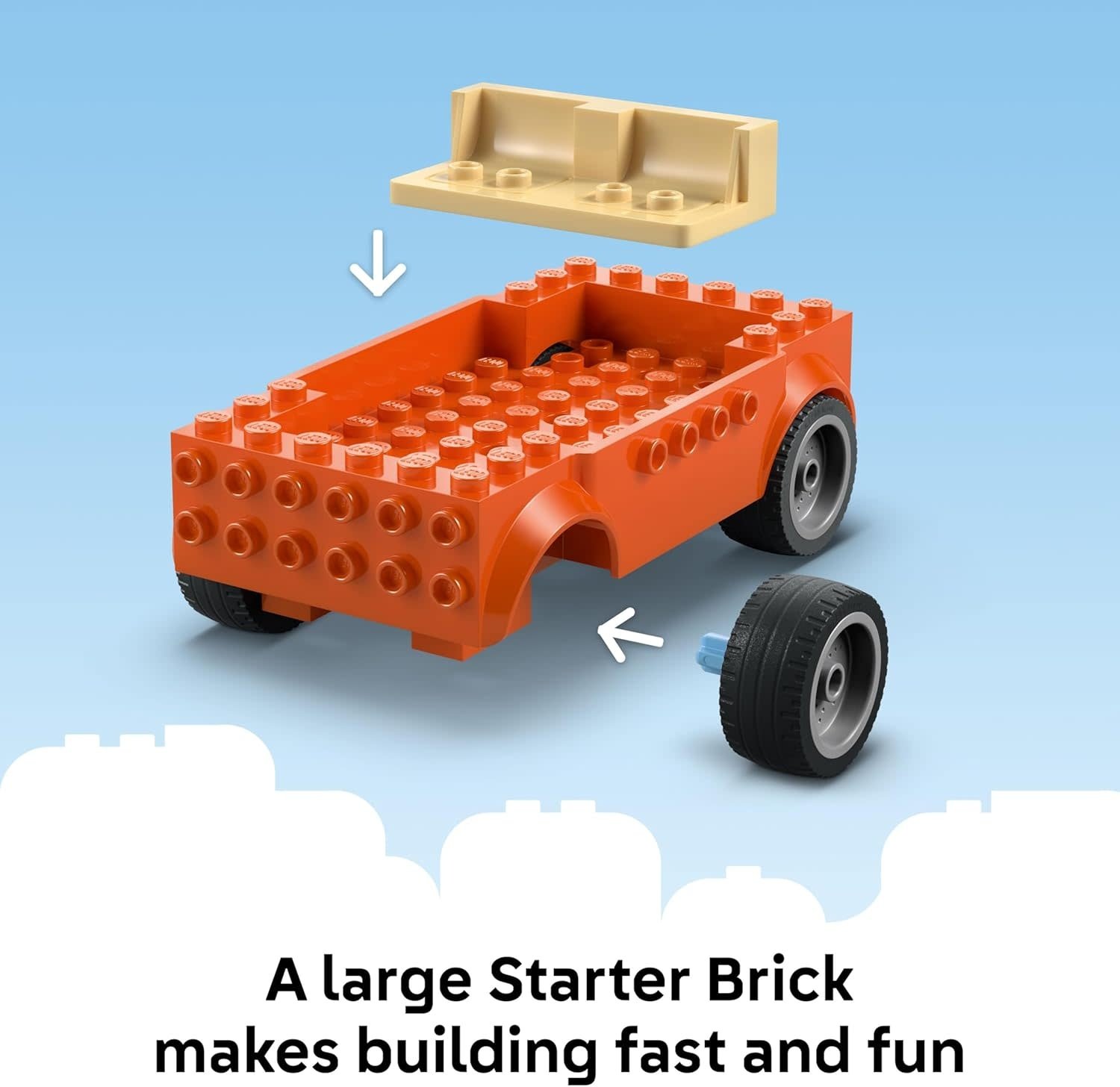 Lego Lego Bluey Beach and Family Car