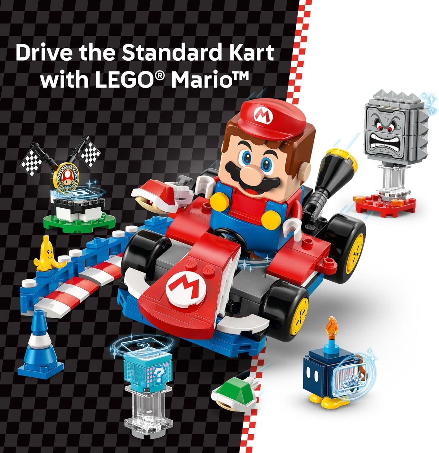 Lego Lego Mario Kart Interactive Mario & Standard Kart