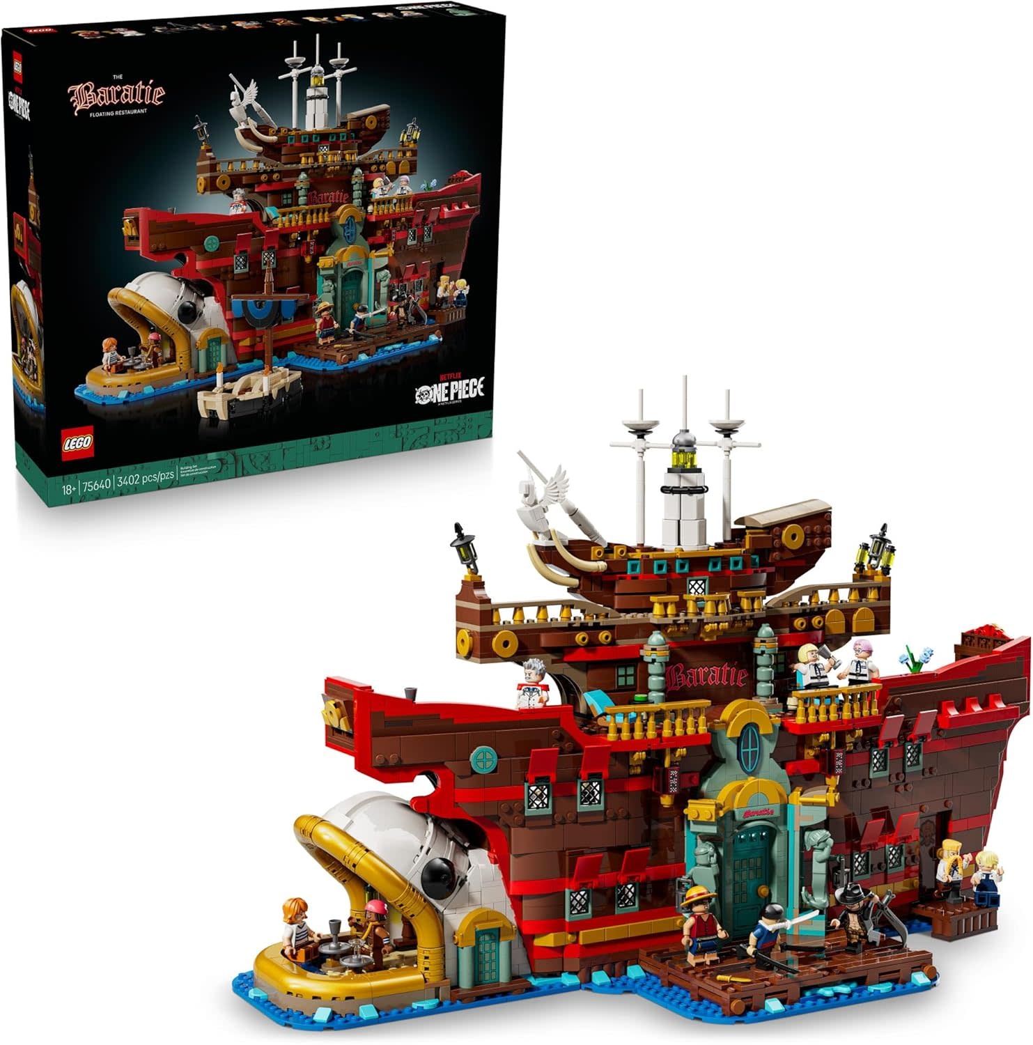 Lego Lego One Piece The Baratie Floating Restaurant